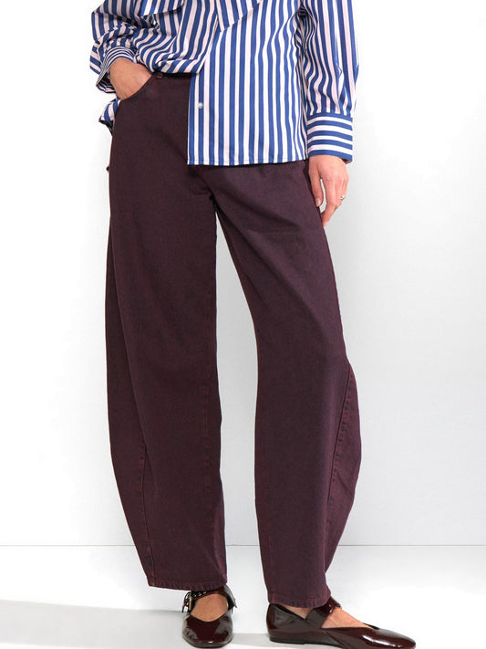 Numph Nuamsterdam Hr Barrel Jeans - Jeans Donna - Fig