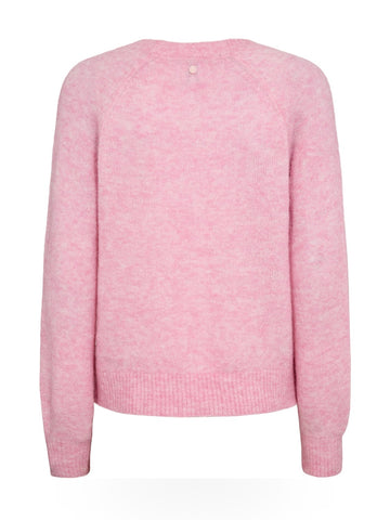 Numph Nuriette Deep V-neck Cardigan - Maglieria Donna - Bonbon