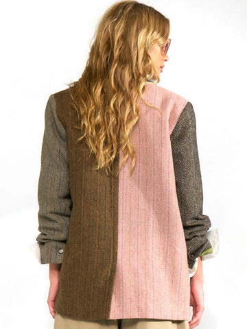 Numph Nuavey Herringbone Blazer - Capospalla Donna - Polignac