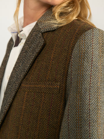 Numph Nuavey Herringbone Blazer - Capospalla Donna - Polignac