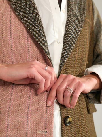 Numph Nuavey Herringbone Blazer - Capospalla Donna - Polignac