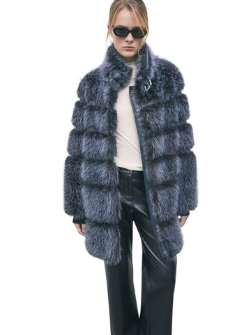 Patrizia Pepe Giubbotto - Capospalla Donna - Nexus Blue Melange