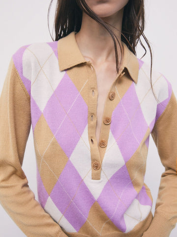 Patrizia Pepe Maglia/Knit - Maglieria Donna - Anomaly Beige Check
