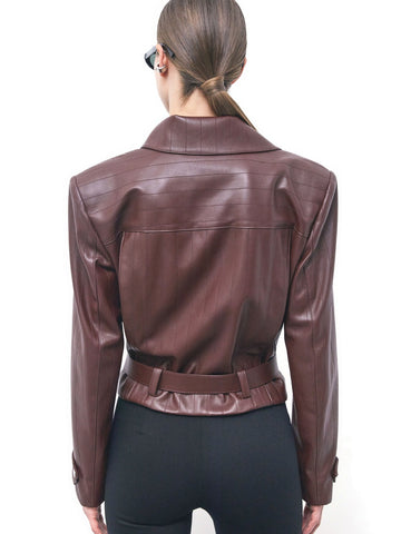 Patrizia Pepe Giubbotto - Capospalla Donna - Wood Brown