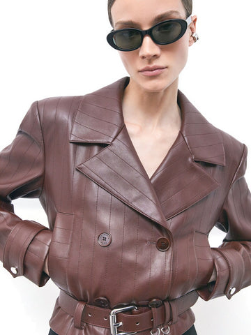 Patrizia Pepe Giubbotto - Capospalla Donna - Wood Brown