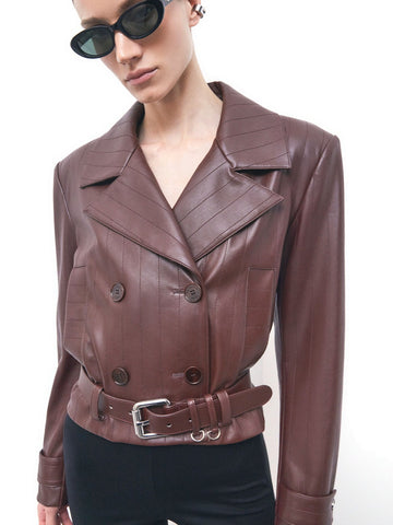 Patrizia Pepe Giubbotto - Capospalla Donna - Wood Brown