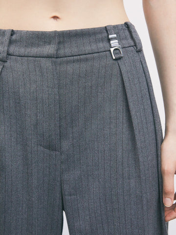 Patrizia Pepe Pantaloni - Pantaloni Donna - Grigio Spigato