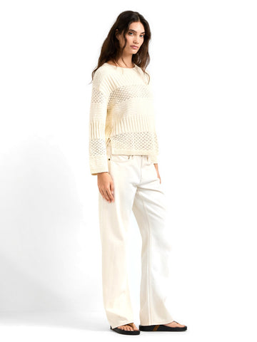 Pepe Jeans Loose Straight Lw Nicky L32 - Jeans Donna - Beige