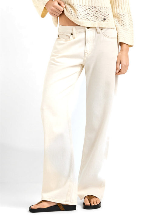 Pepe Jeans Loose Straight Lw Nicky L32 - Jeans Donna - Beige