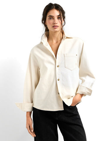 Pepe Jeans Grove Overshirt - Camicie Donna - Beige