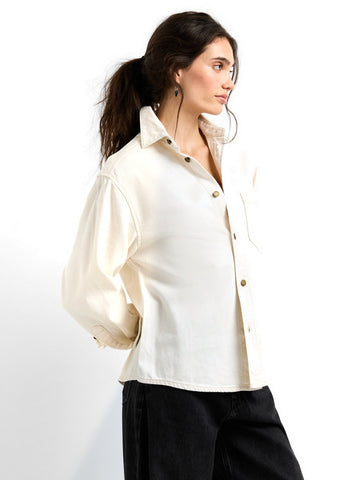 Pepe Jeans Grove Overshirt - Camicie Donna - Beige