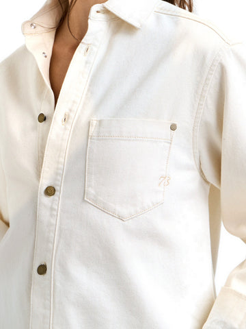 Pepe Jeans Grove Overshirt - Camicie Donna - Beige