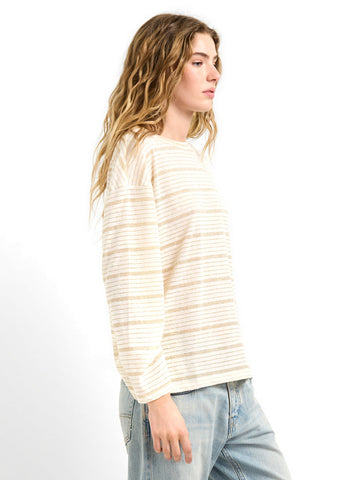 Pepe Jeans Carola T-shirt - T-Shirt Donna - Oro/beige