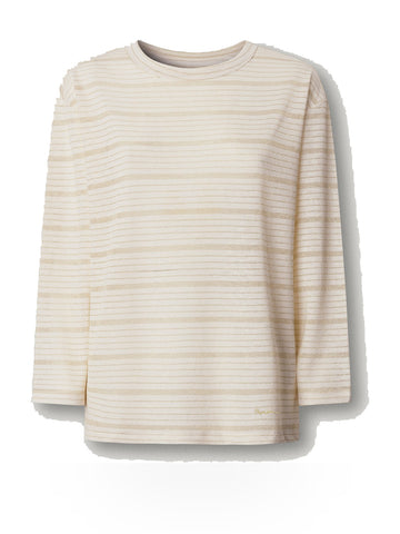 Pepe Jeans Carola T-shirt - T-Shirt Donna - Oro/beige