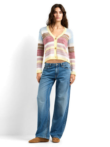 Pepe Jeans Anya Cardigan - Maglieria Donna - Multicolore