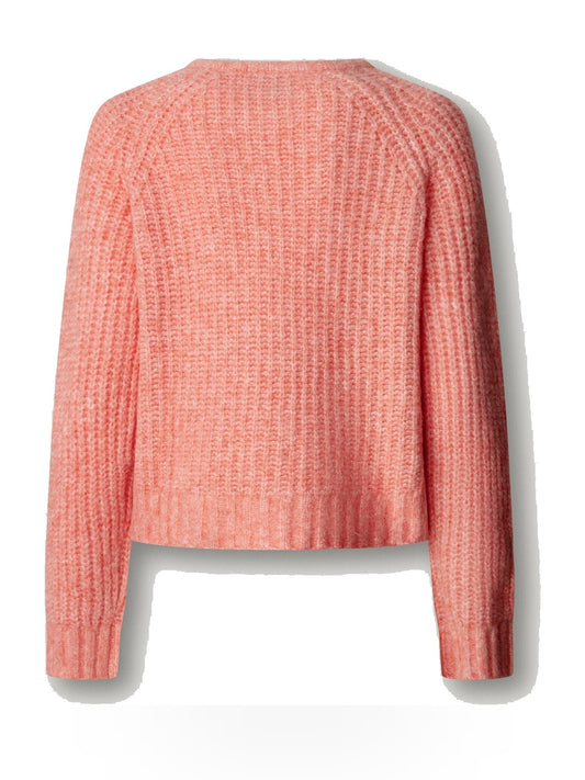 Pepe Jeans Ashley Cardigan - Maglieria Donna - Corallo