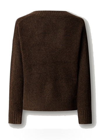 Pepe Jeans Ashley V Neck - Maglieria Donna - Marrone