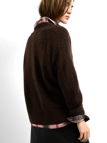 Pepe Jeans Ashley V Neck - Maglieria Donna - Marrone