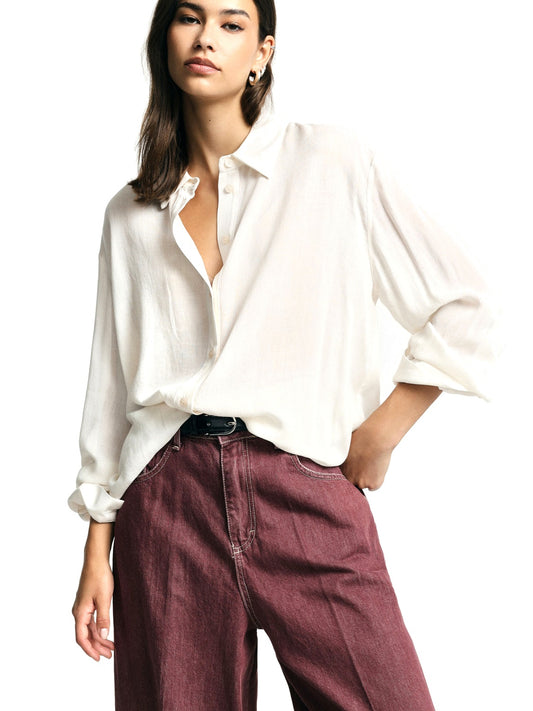 Please Camicia Donna - Panna