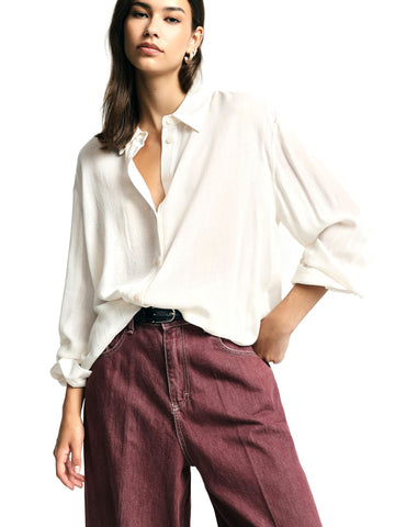 Please Camicia Donna - Panna