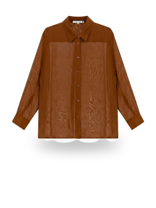 Please Camicia Donna - Cioccolato