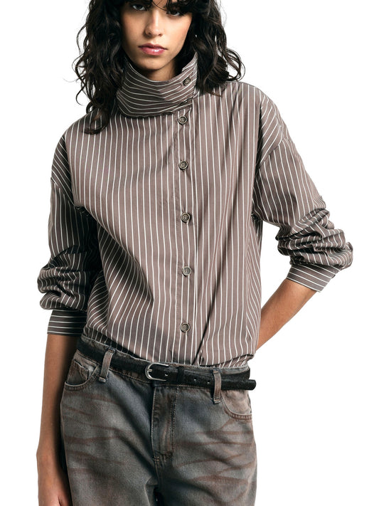 Please Camicia Donna - Marrone