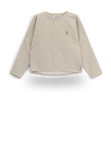 Please Felpe Donna - Beige/beige