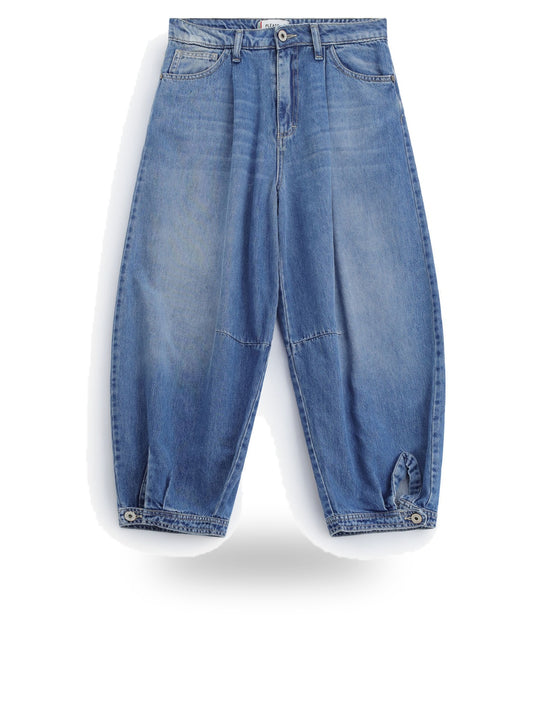 Please Pantaloni Donna - Blu Denim