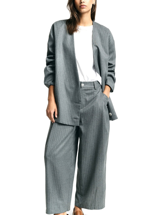 Please Pantaloni Donna - Grigio Melange