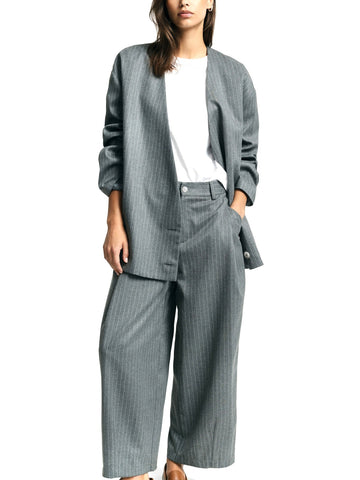 Please Pantaloni Donna - Grigio Melange