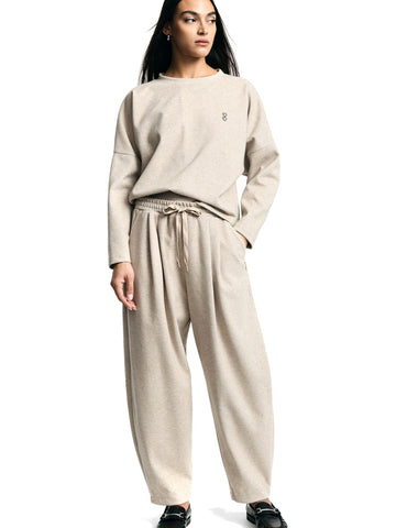 Please Pantaloni Donna - Beige/beige