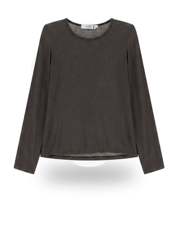 Please T-Shirt Donna - Grigio Scuro