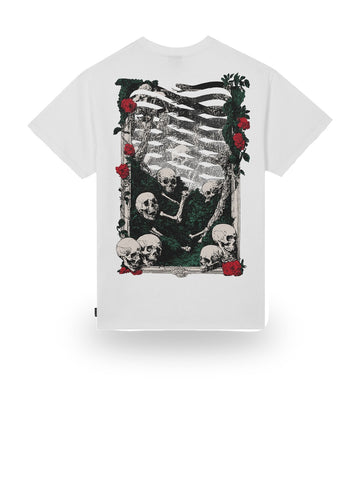 Propaganda T-shirt M/m Ribs Blossom - T-Shirt Uomo - Bianco