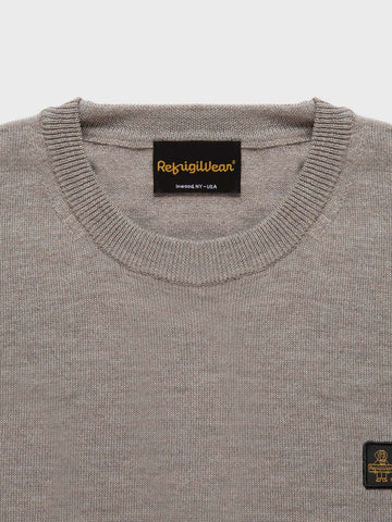 Refrigiwear Bennet Wash Pullover - Maglieria Uomo - Tortora