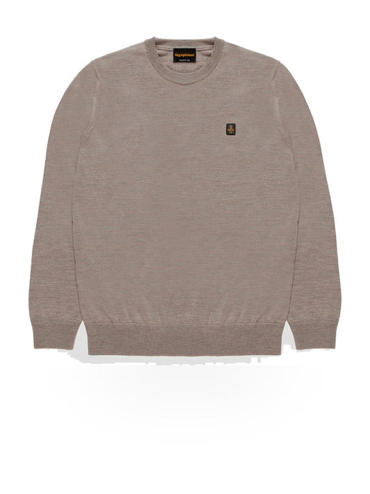 Refrigiwear Bennet Wash Pullover - Maglieria Uomo - Tortora