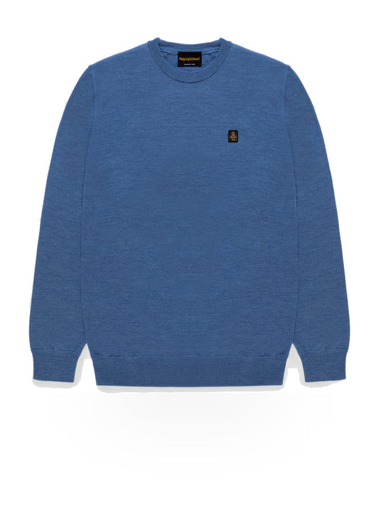Refrigiwear Bennet Wash Pullover - Maglieria Uomo - Blu