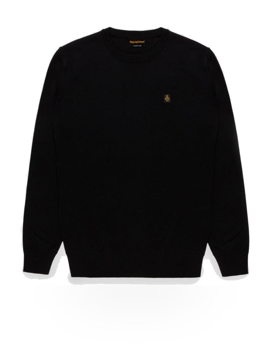 Refrigiwear Bennet Wash Pullover - Maglieria Uomo - Nero