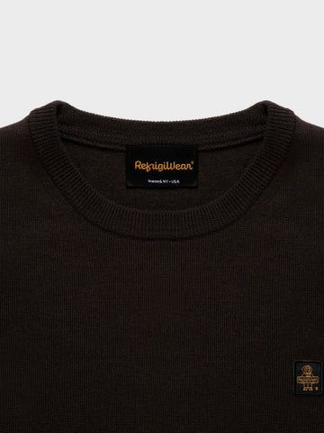 Refrigiwear Bennet Wash Pullover - Maglieria Uomo - Marrone