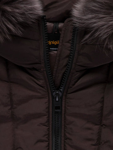 Refrigiwear Short Berna Fur Jacket - Capospalla Donna - Marrone