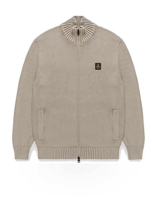 Refrigiwear Cotton Spencer Pullover - Maglieria Uomo - Taupe