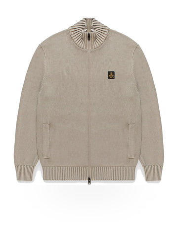 Refrigiwear Cotton Spencer Pullover - Maglieria Uomo - Taupe