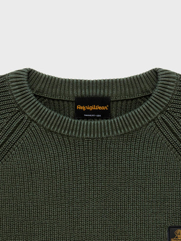 Refrigiwear Merek Pullover - Maglieria Uomo - Verde Militare
