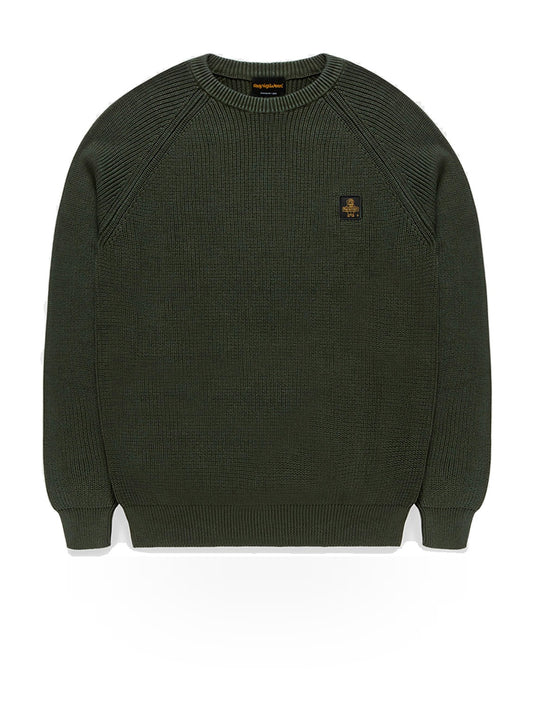 Refrigiwear Merek Pullover - Maglieria Uomo - Verde Militare