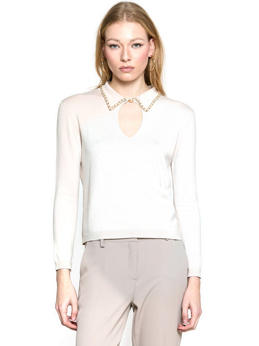 Relish Maglia Loremy - Maglieria Donna - Bianco