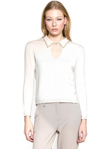 Relish Maglia Loremy - Maglieria Donna - Bianco