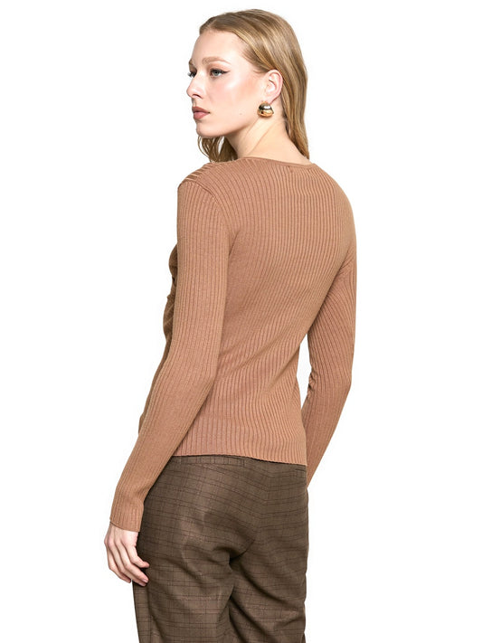 Relish Maglia Sensi - Maglieria Donna - Beige