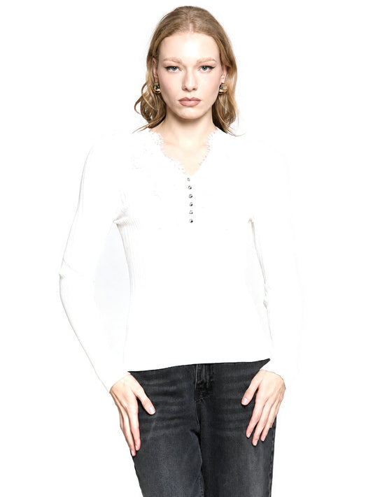 Relish Maglia Cabbi - Maglieria Donna - Milk