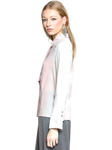 Relish Camicia La_garza M/l Campana Bott.gioiello - Camicie Donna - Rosa