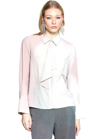Relish Camicia La_garza M/l Campana Bott.gioiello - Camicie Donna - Rosa