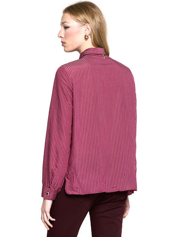 Relish Camicia Blowell Righe - Camicie Donna - Red Plum